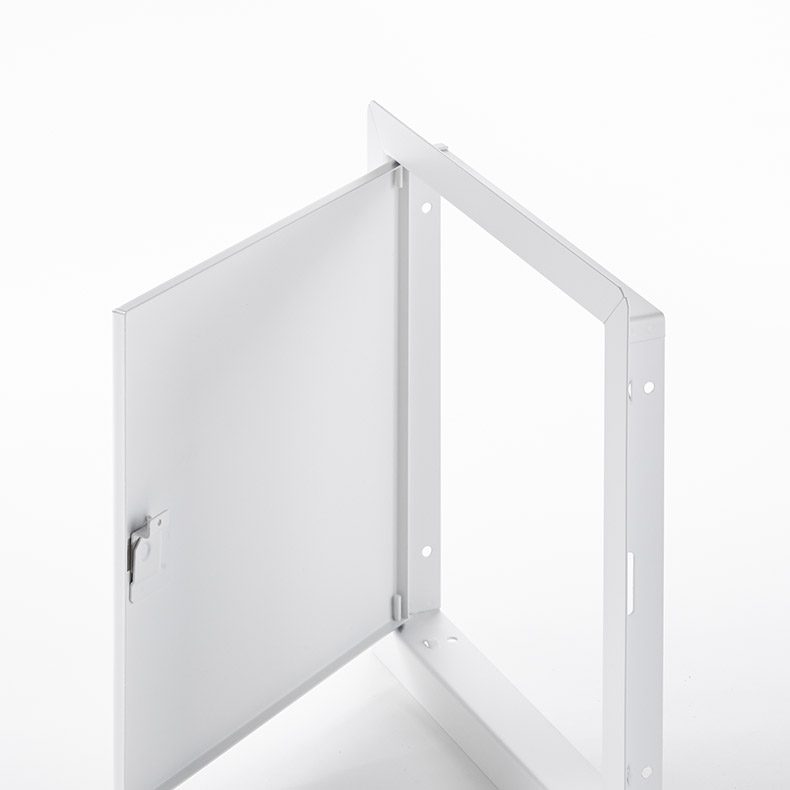 AHD-50- Flush Universal Access Door with Exposed Flange. Allen hex head cam latch. Pin hinge.