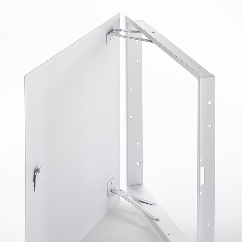 CTR-50- Flush Universal Access Door with Hidden Flange. Allen hex head cam latch. Pantograph hinge. Beveled edges.