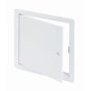 MDS-35- Medium-Security Flush Universal Access Door with Exposed Flange. Screwdriver-operated cam latch. Piano hinge.