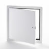 PFN-60- Fire-Rated Uninsulated Access Door with Exposed Flange. Ring and self-latching tool-key operated slam latch. Piano hinge. Gasket