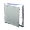 Recessed ½" Aluminum Access Door with Hidden Flange, push latch, free pivot hinge